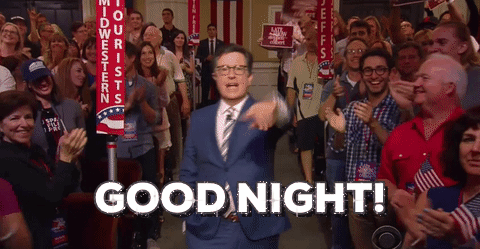 TV hosts says goodbye and goodnight to everyone