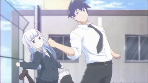 This anime couple does the one of the most famous dance today
