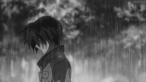 sad anime reaction gif