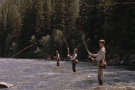A scene from A River Runs Through it movie