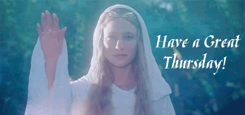 An Elven princess wishing you a great Thursday