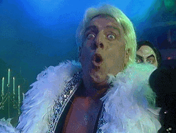 Ric Flair with his famous Wooo!