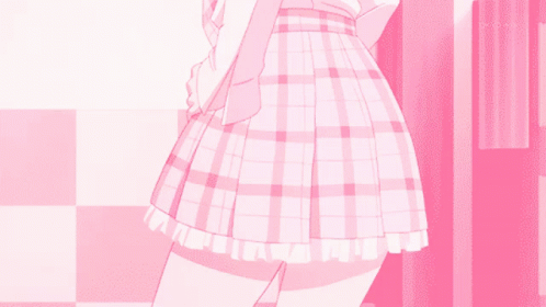 A pink anime skirt