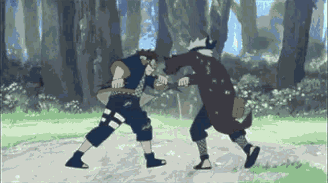 A smooth transition on Obito and Kakashi's fight
