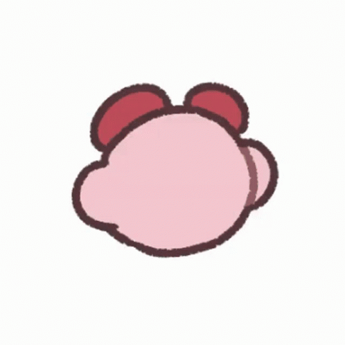 Cute Kirby rolling over