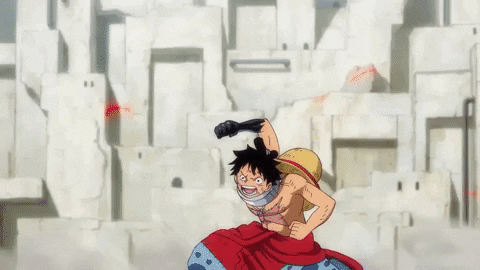 Luffy practicing the Ryuo at Udon prison
