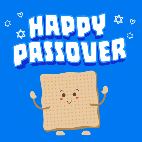 This happy little bread greets you a Happy Passover