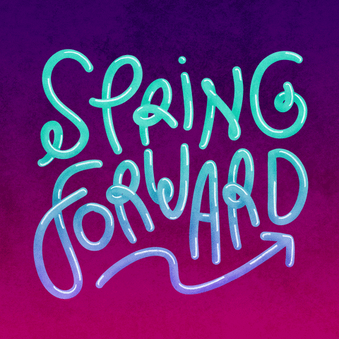 A simple Spring Forward GIF