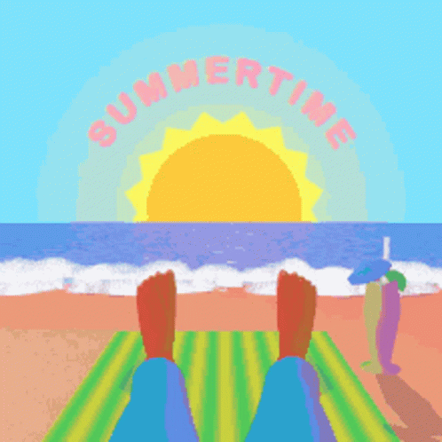 An animated GIF for summertime